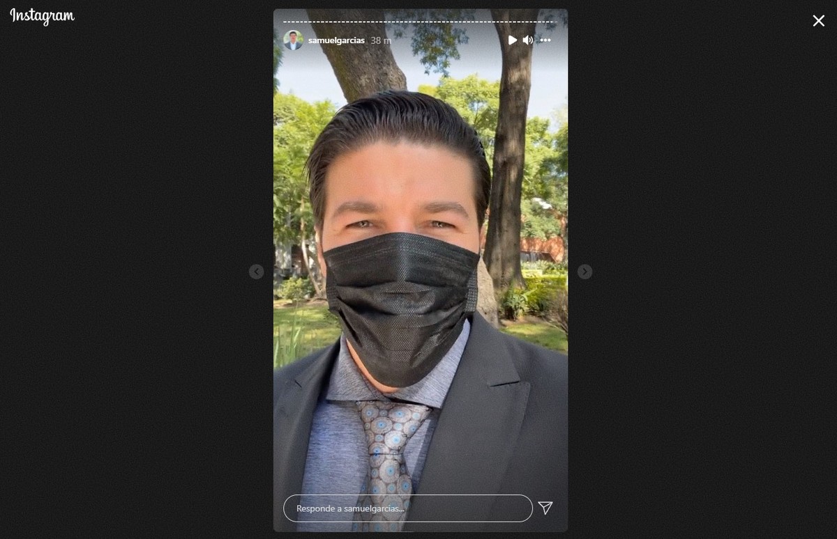 Samuel García en Instagram. Foto: Especial.