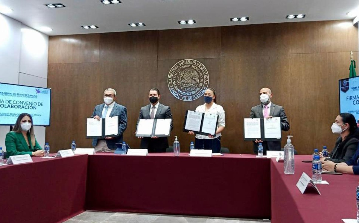Tlaxcala es la primera entidad donde Conalep establece un convenio de colaboración con el Poder Judicial. | Especial