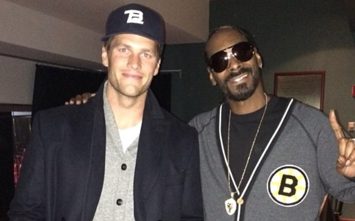 Tom Brady y Snoop Dogg (Instagram @snoopdogg)