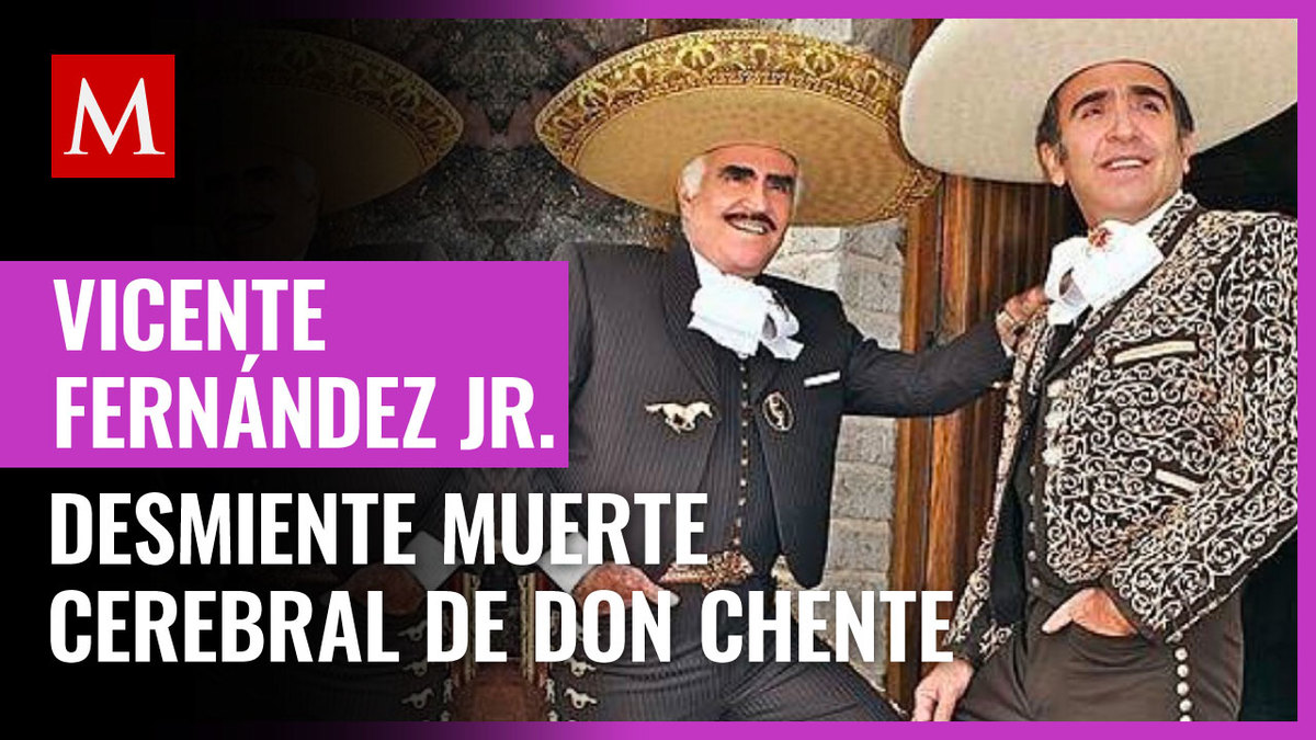 Vicente Fernández Jr. desmiente muerte cerebral de su papá