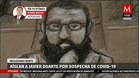 Aíslan a Javier Duarte por sospecha de covid-19