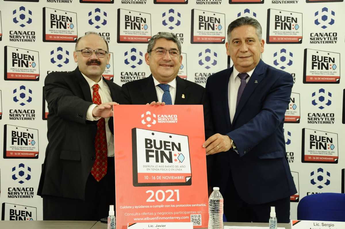 Canaco Monterrey espera derrama económica por más de 13 mil mdp en Buen Fin 2021. Foto: Raúl Palacios.