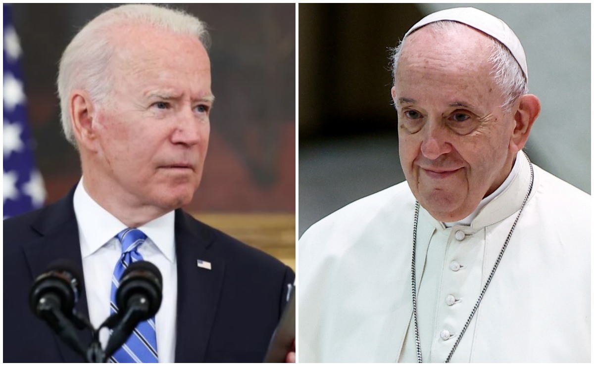 Joe Biden y el papa Francisco. | Reuters