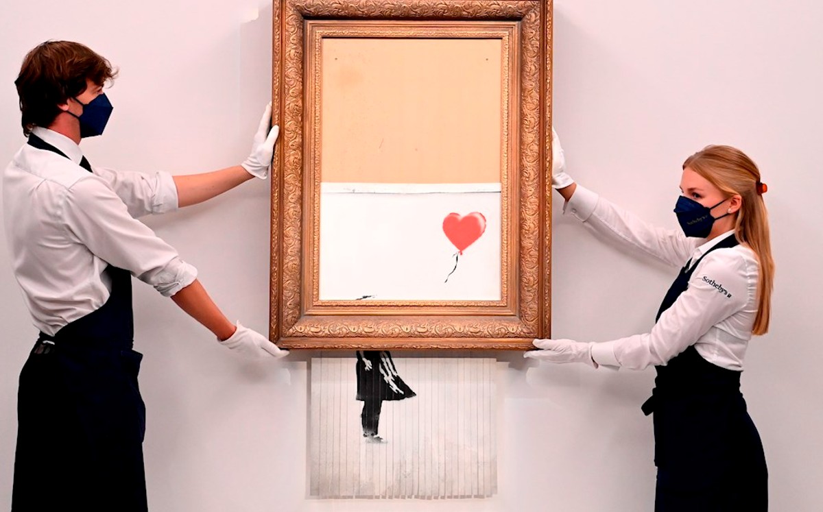 'Love is in the Bin' es el nombre de la obra. (EFE)