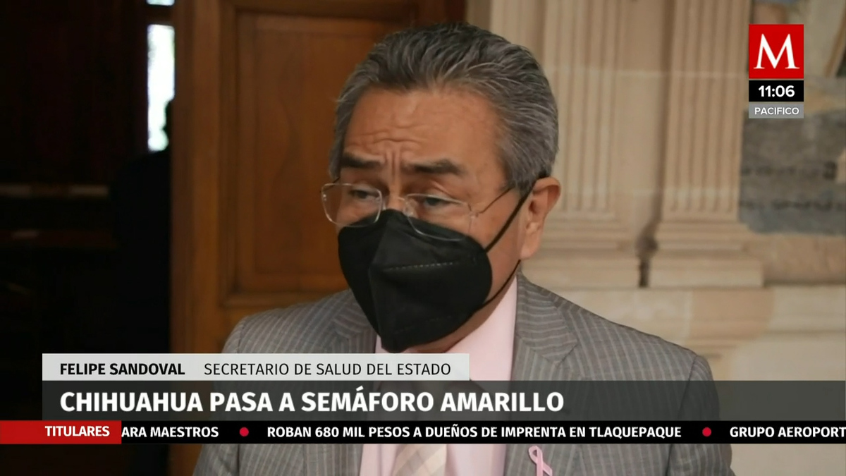 Chihuahua pasa a semáforo epidemiológico amarillo