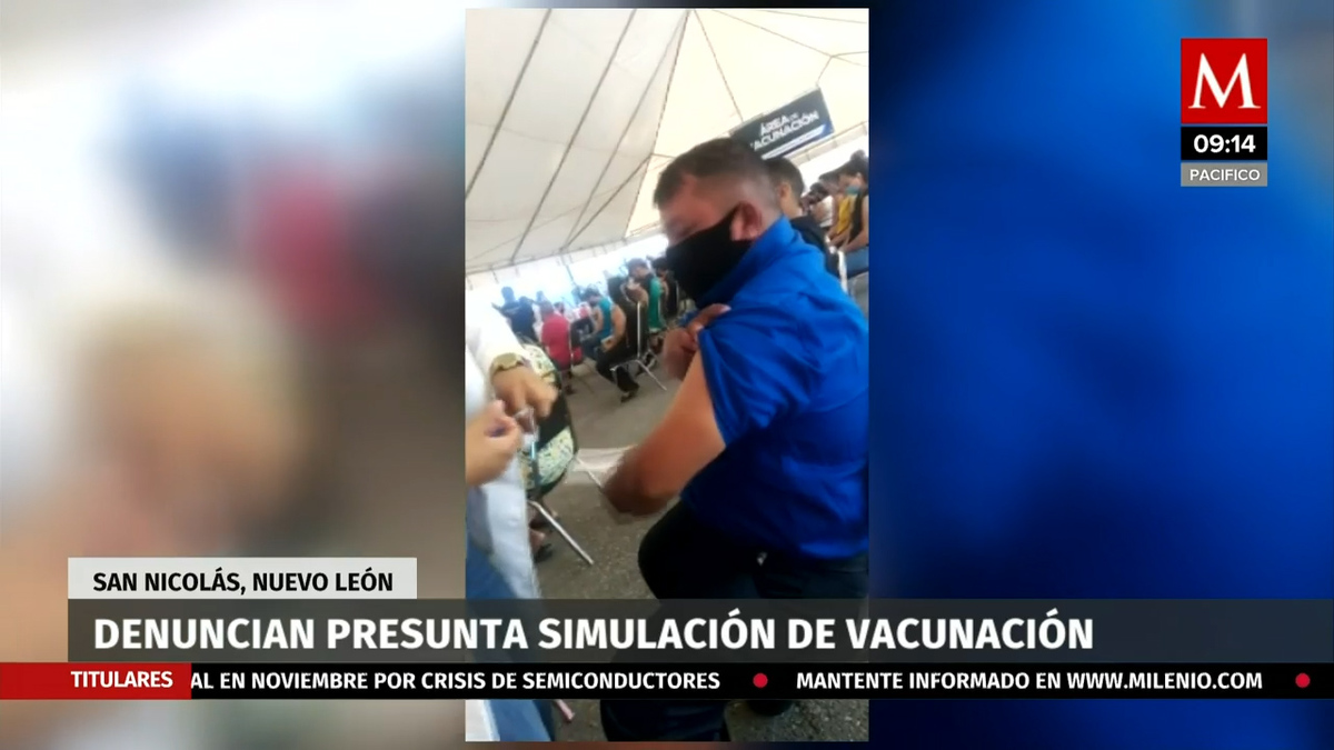 Denuncian intento de simulación al vacunar contra covid-19 en San Nicolás