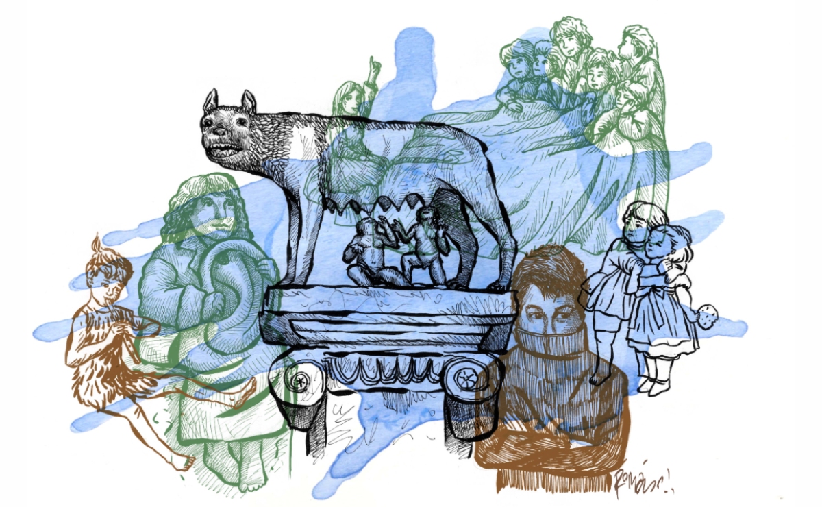 Nuestro imaginario se asienta en historias de niños amenazados que sobreviven gracias a la bondad de los desconocidos. (Ilustración: Román)