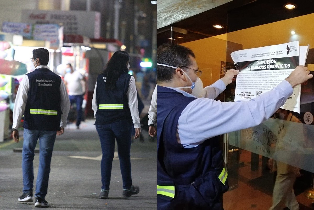 Nuevo León suspende a cuatro casinos por no respetar medidas sanitarias. Foto: Jorge López y Especial.