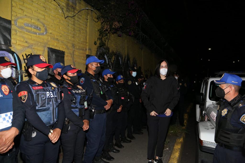 Los operativos de seguridad se realizan día y noche