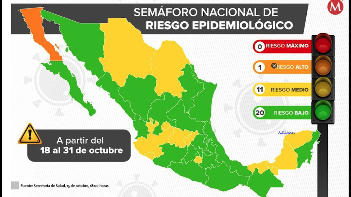 CdMx y 10 estados más pasan a semáforo verde de covid, informa la Ssa