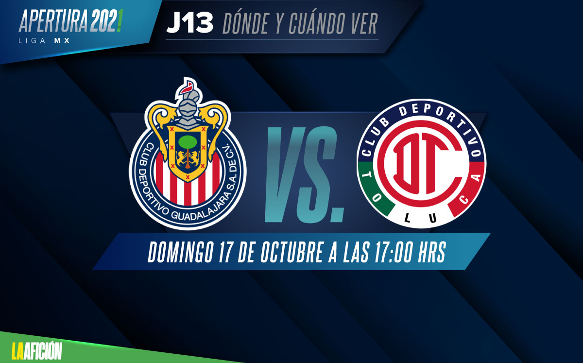 Chivas vs Toluca, agenda