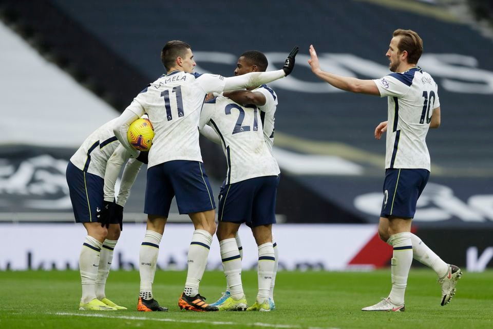 Jugadores del Tottenham (Reuters)