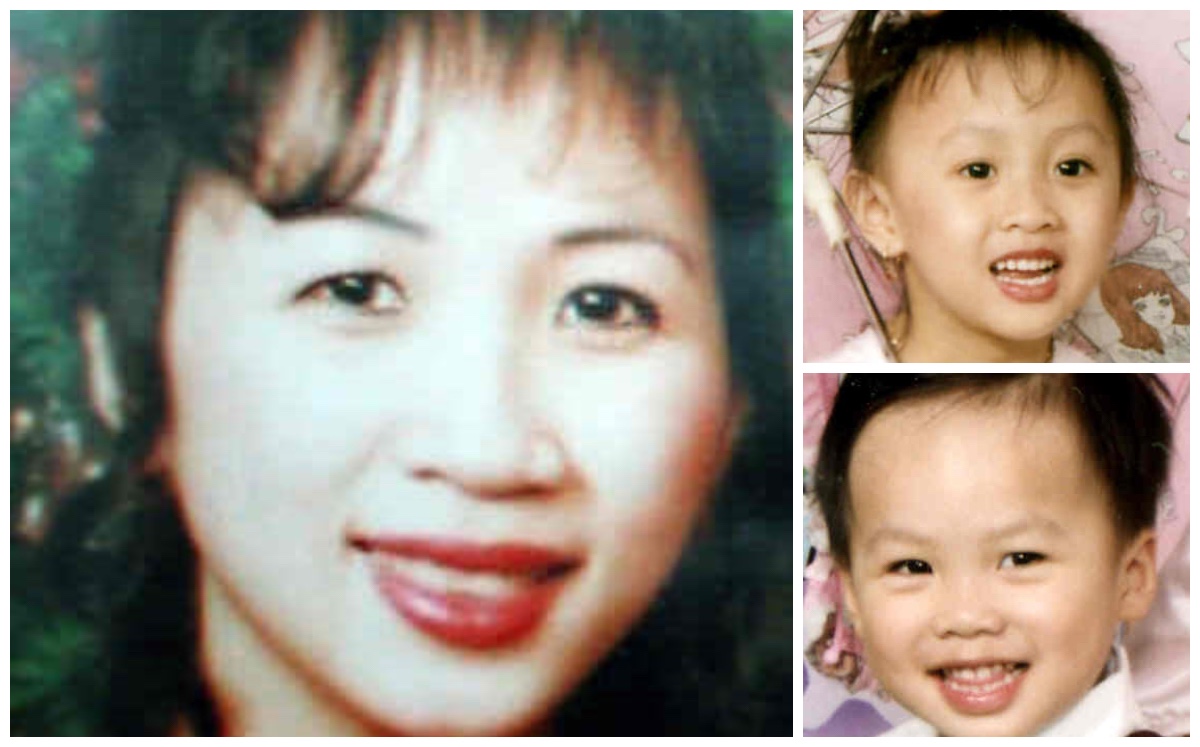 La joven madre y sus hijos desaparecieron en 2002. (Facebook)