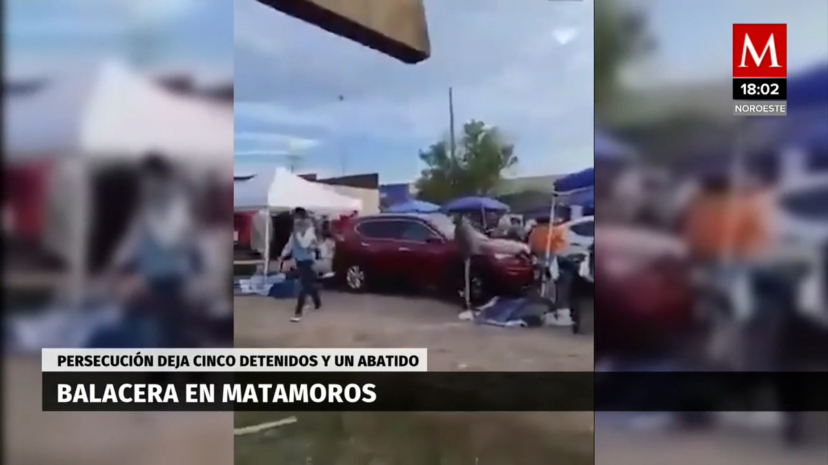Balacera en Matamoros. Delincuentes eran perseguidos por Sedena