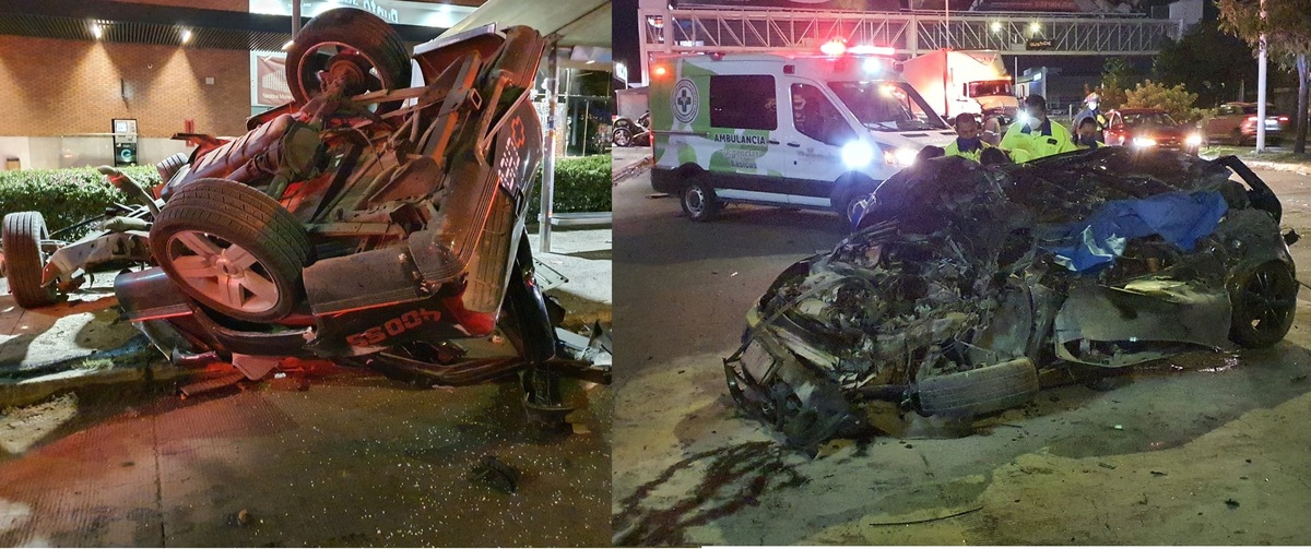 Los vehículos quedaron destrozados. (Cortesía)