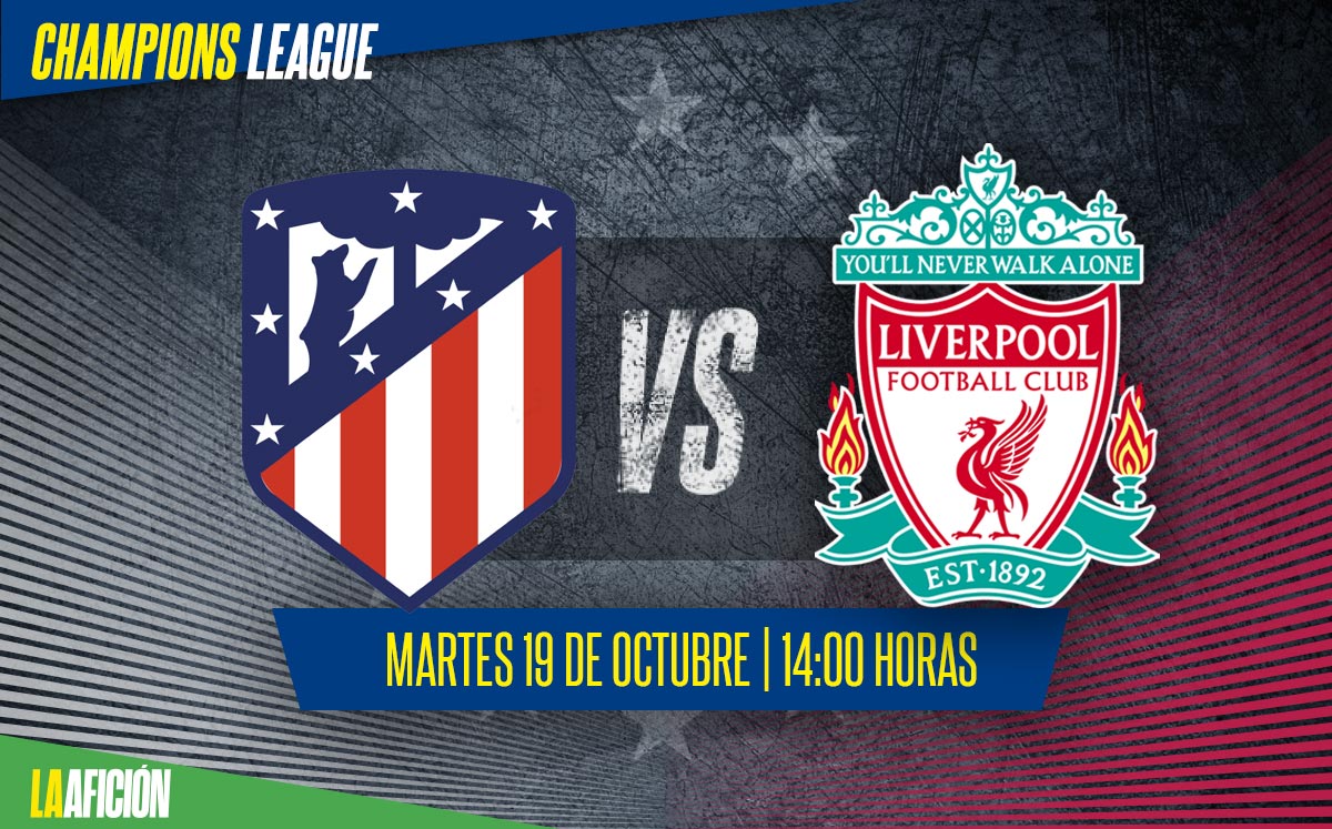 Dónde ver Atlético de Madrid vs Liverpool