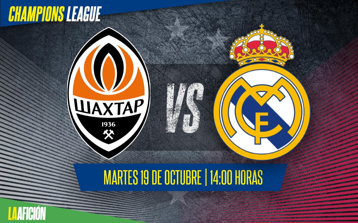 Dónde ver Shakhtar vs Real Madrid