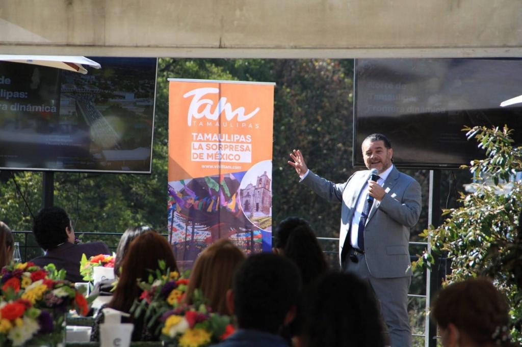 El secretario de Turismo promociona a Tamaulipas en CdMx.