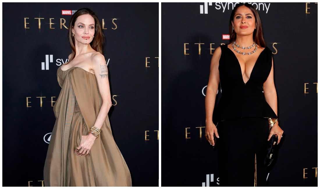 Las actrices lucieron outfits que llamaron la atención (EFE).