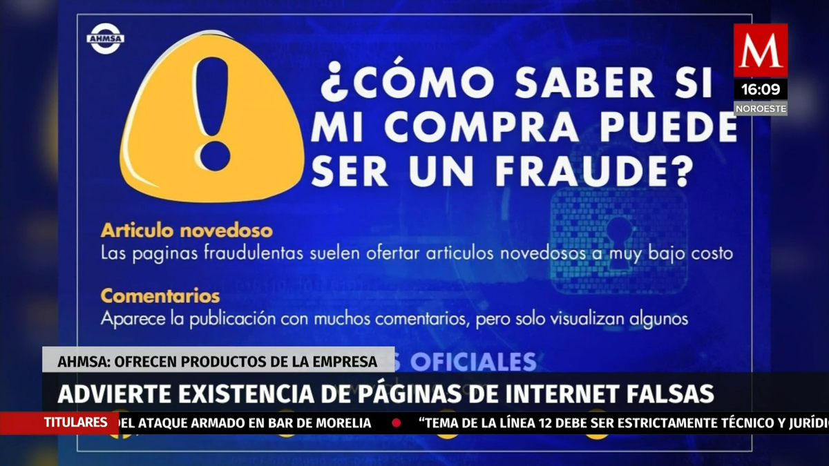 AHMSA advierte existencia de páginas falsas ofreciendo sus productos