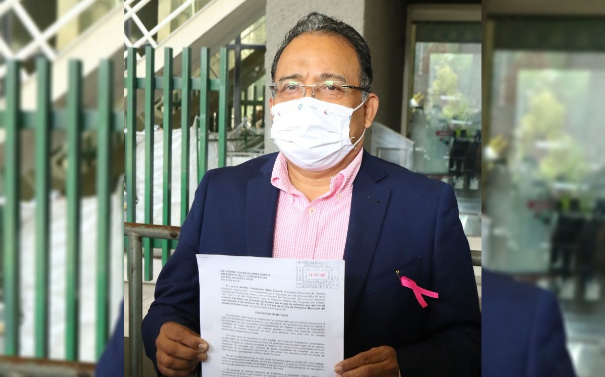 El alcalde del municipio de Escobedo, Andres Mijes. Foto: Especial