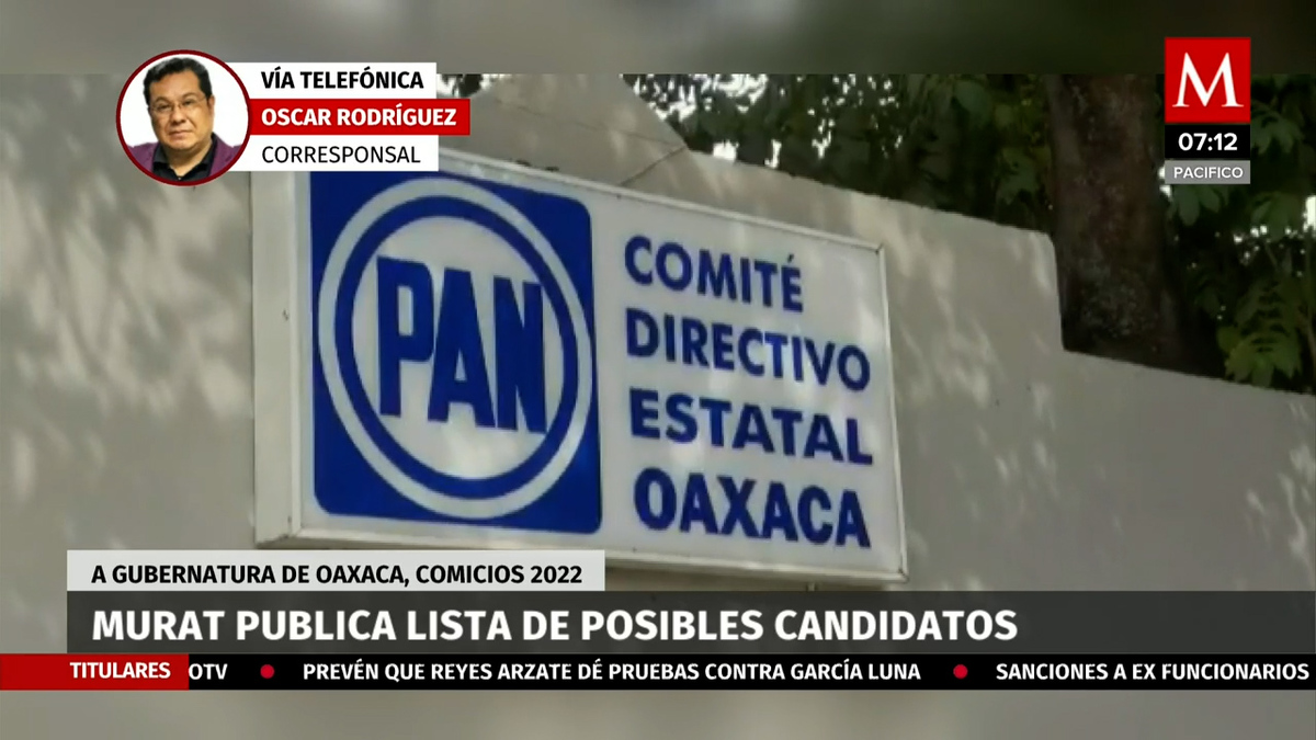 Alejandro Murat publica lista de posibles candidatos para Oaxaca