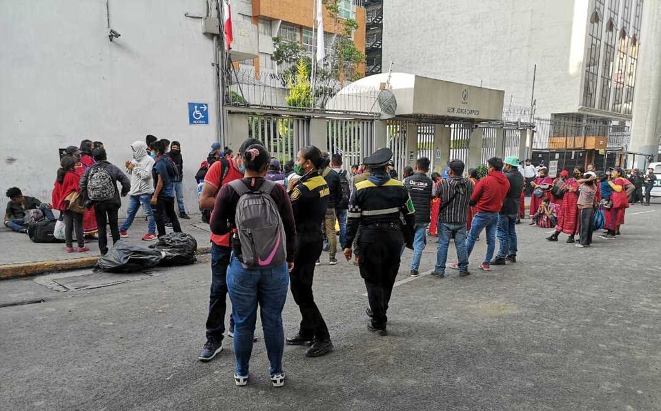 Tras diálogo con la CNDH, Triquis de Oaxaca retiran protesta de Periférico en CdMx