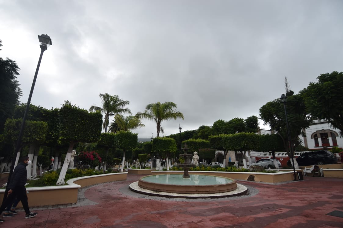 Jardín municipal, Tepeji del Río. (Francisco Villeda)