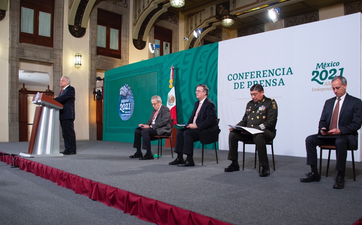 El Presidente defendió a Marcelo Ebrard en la conferencia mañanera. Foto: Cortesía