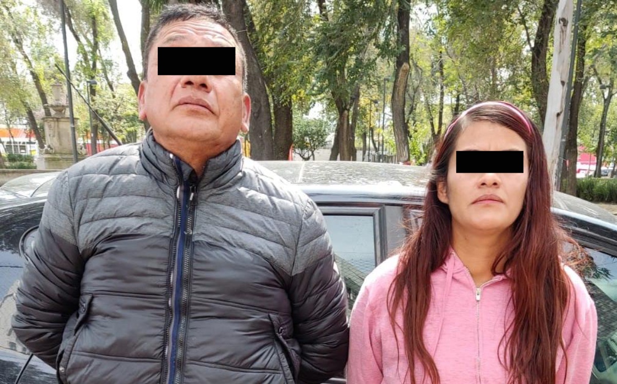 Presuntos integrantes de la banda de los "Ponchallantas". (Especial)
