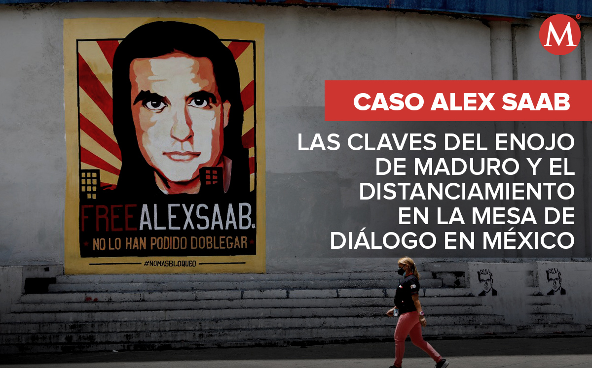 Las autoridades estadunidenses investigan a Alex Saab por supuesto blanqueo de capitales y otros siete cargos. | Foto: Reuters; Diseño: Oscar Ávila