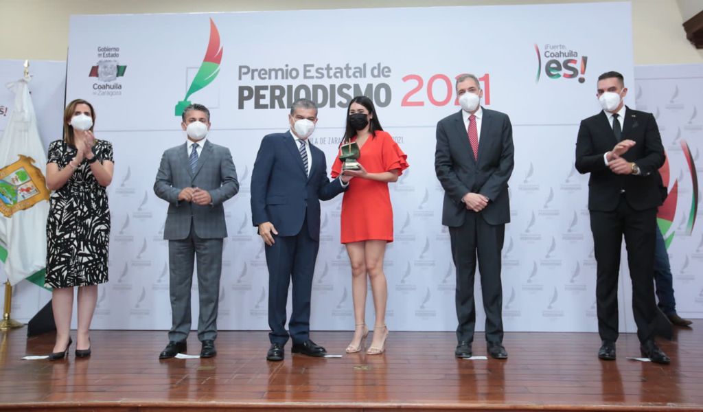 Carolina López resaltó que el premio es para el equipo de Milenio web Laguna. (Especial)