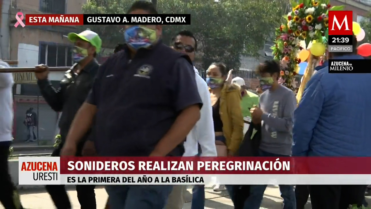 Cientos de sonideros realizaron peregrinacióm a la Basilica