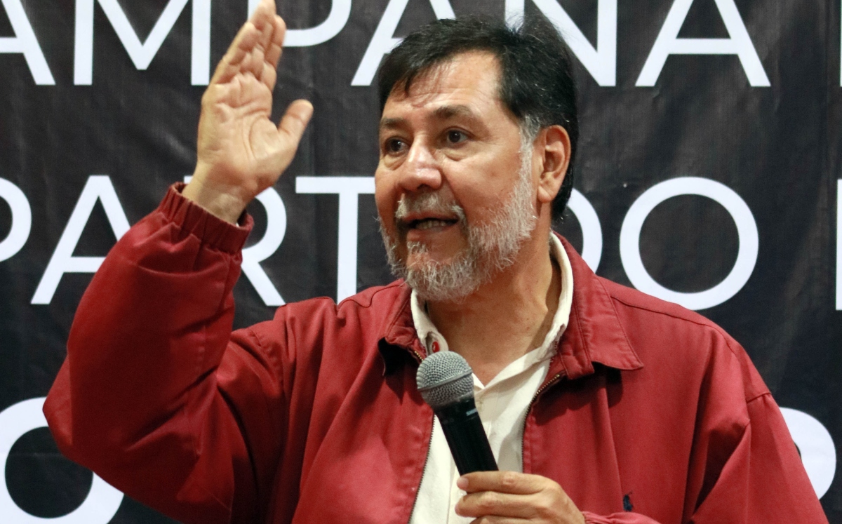 El diputado Fernández Noroña respondió a las críticas de los legisladores panistas. (Cuartoscuro)