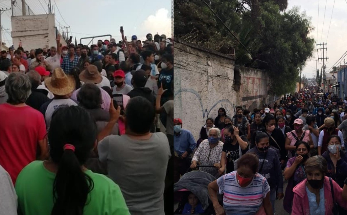 "Estamos molestos porque dicen que están vendiendo nuestra agua".