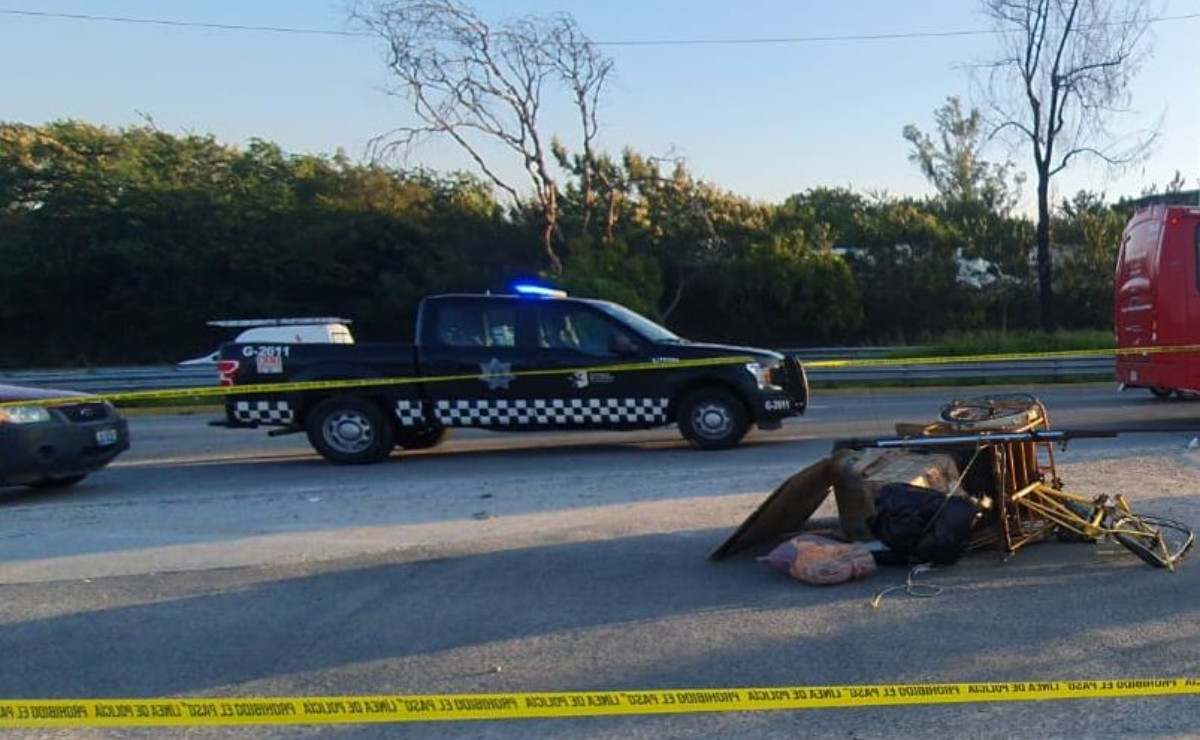 Hombre muere sobre Periférico Norte tras ser arrollado por camión de ruta 380 (Juan Carlos Munguía)