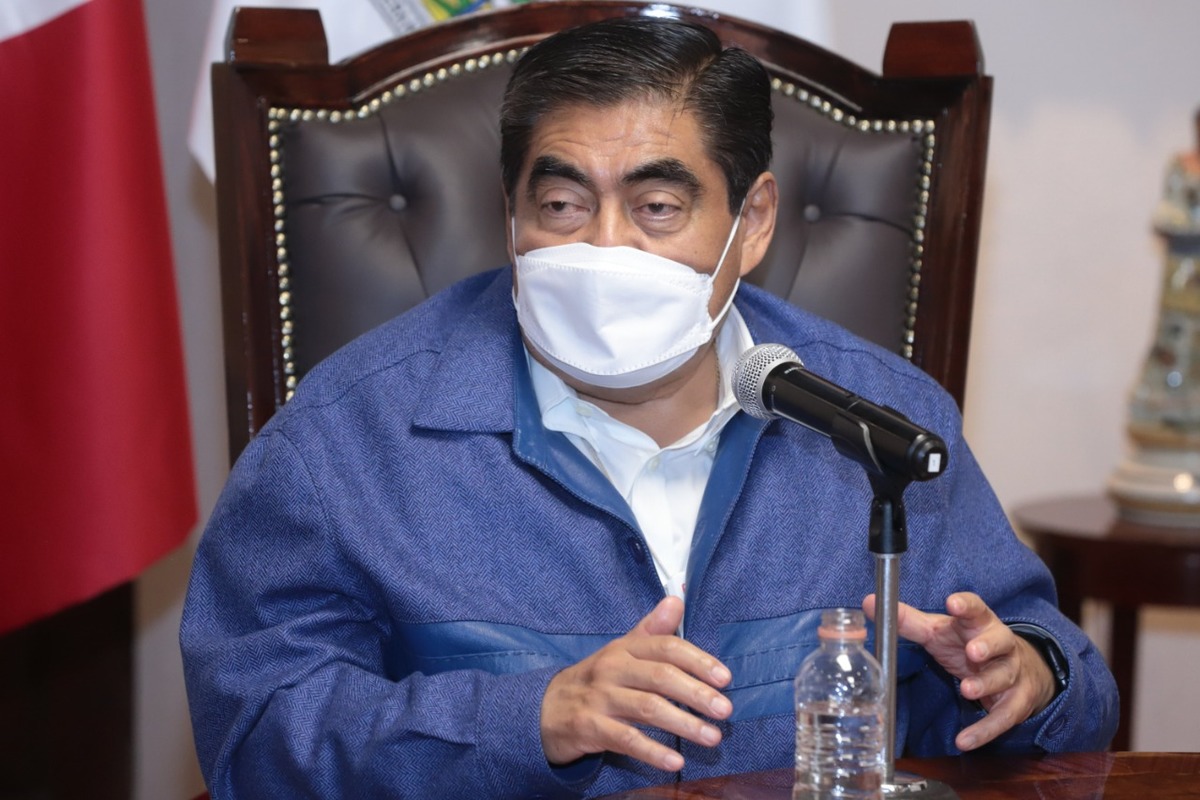 Miguel Barbosa, gobernador de Puebla. (Especial)