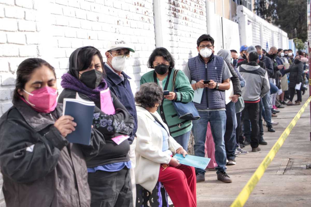 Vacunación en Puebla. (Melanie Torres)