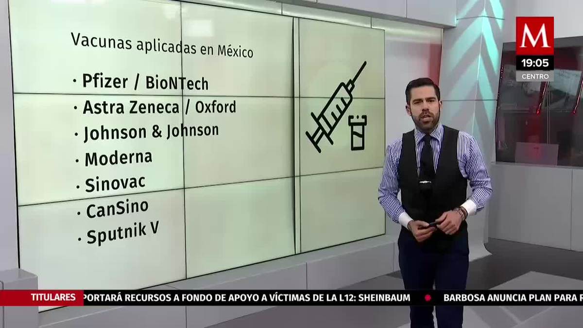 Las vacunas anticovid usadas en México y las aprobadas por la OMS
