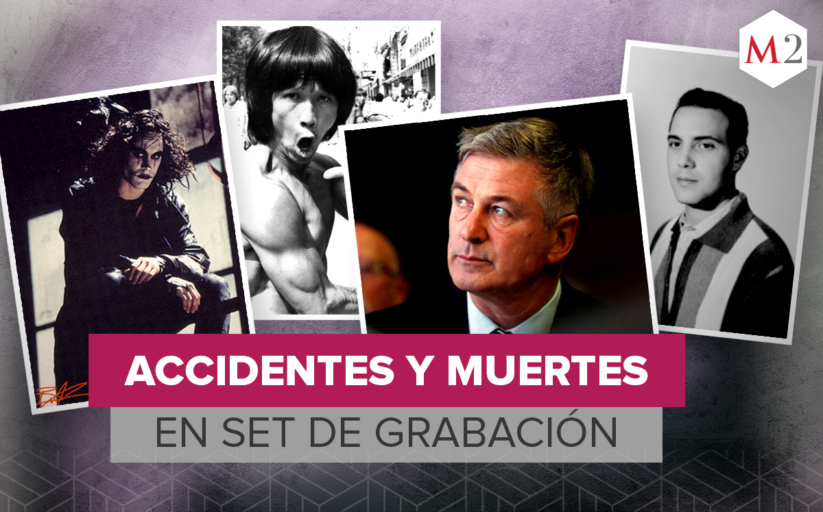 Accidentes y muertes en el cine. / Diseño: Oscar Ávila