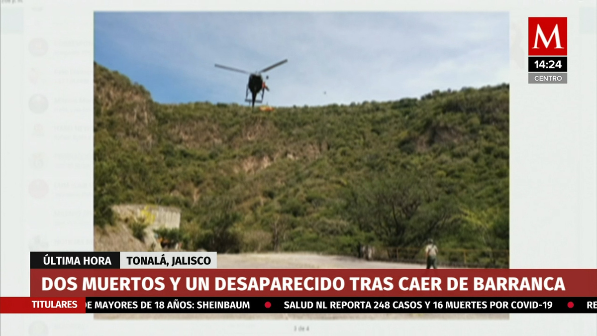 En Tonalá, dos muertos y un desaparecido tras caer de barranca