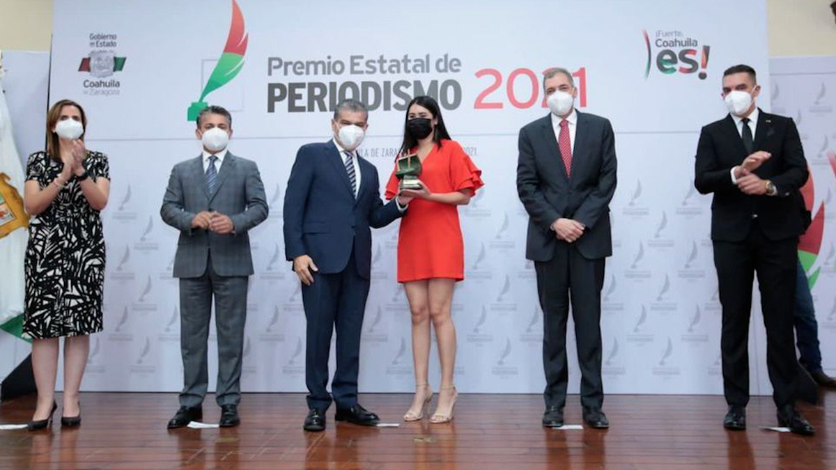 Entregan Premio Estatal de Periodismo en Coahuila