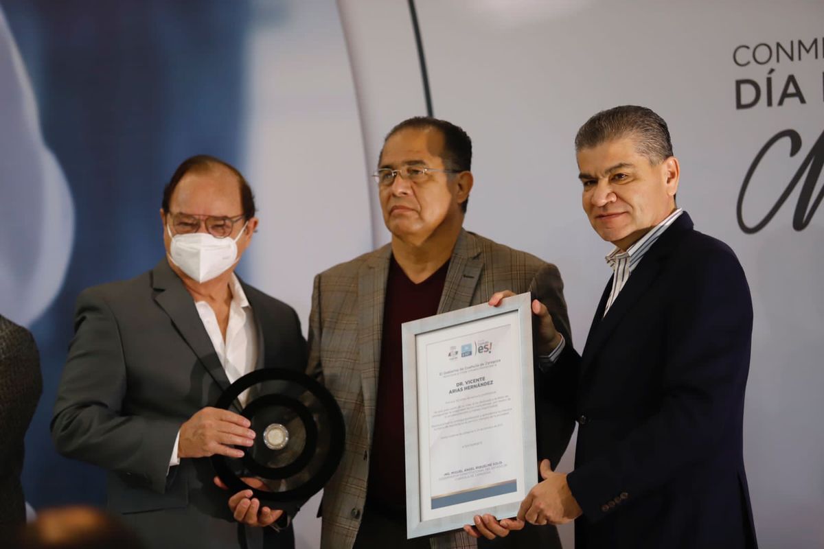El Gobierno de Coahuila, conmemoró a las y los médicos de la entidad. (Especial)