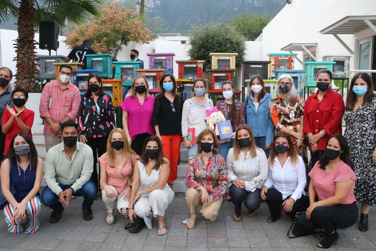 La intención con las Bibliotecas Móviles, recalcó, es hacer comunidad de lectores. Foto: Leonel Rocha
