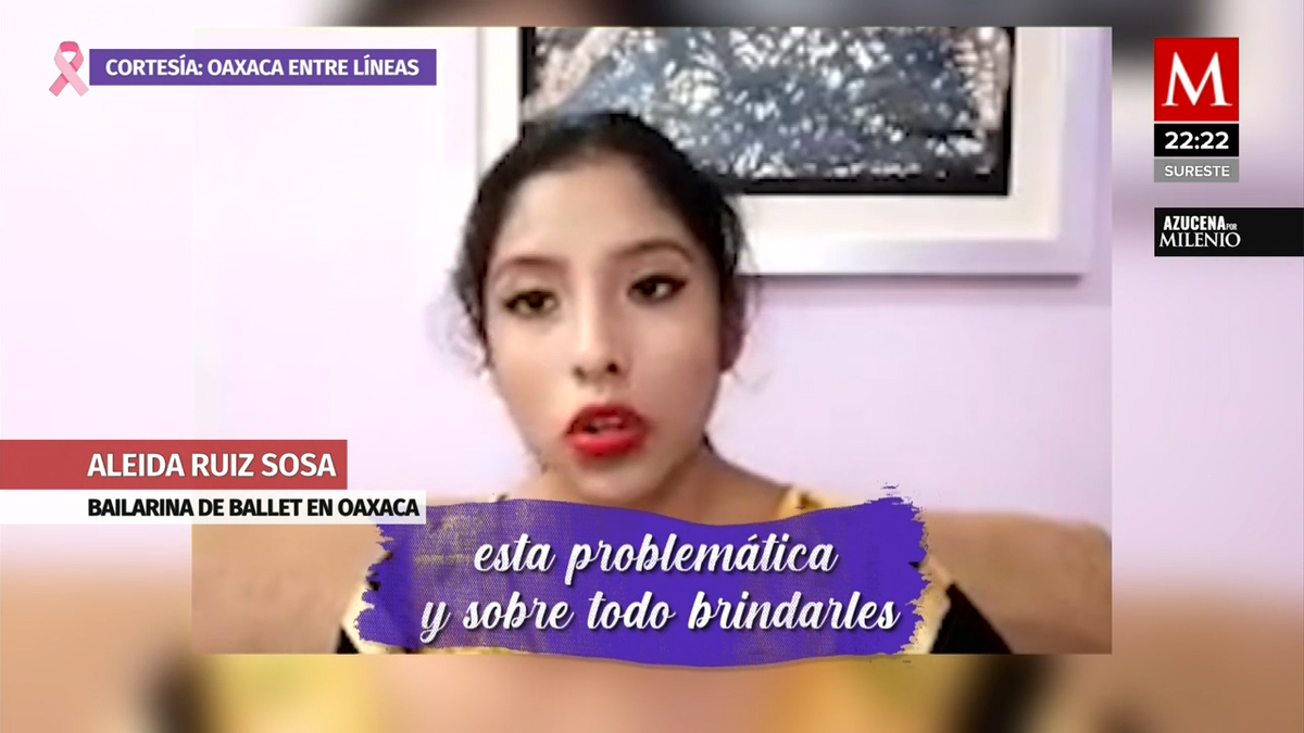 Joven bailarina hace campaña contra el matrimonio infantil en Oaxaca