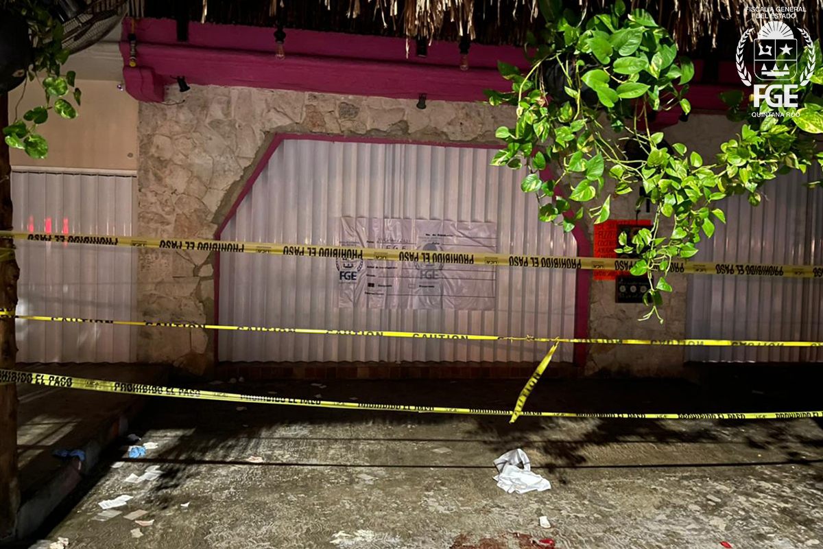 La violencia ha incrementado en la zona. (Tomada de @FGEQuintanaRoo)