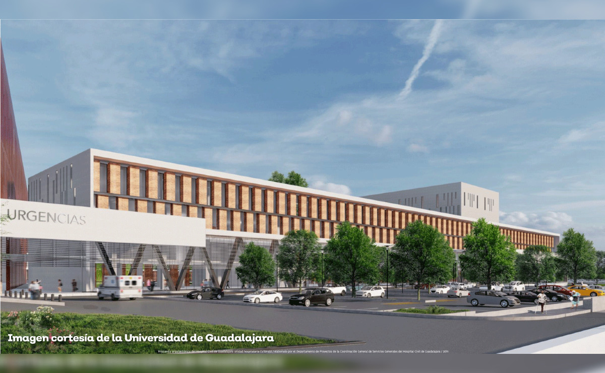 Así luciría el Hospital Civil de Oriente en Tonalá (Cortesía)