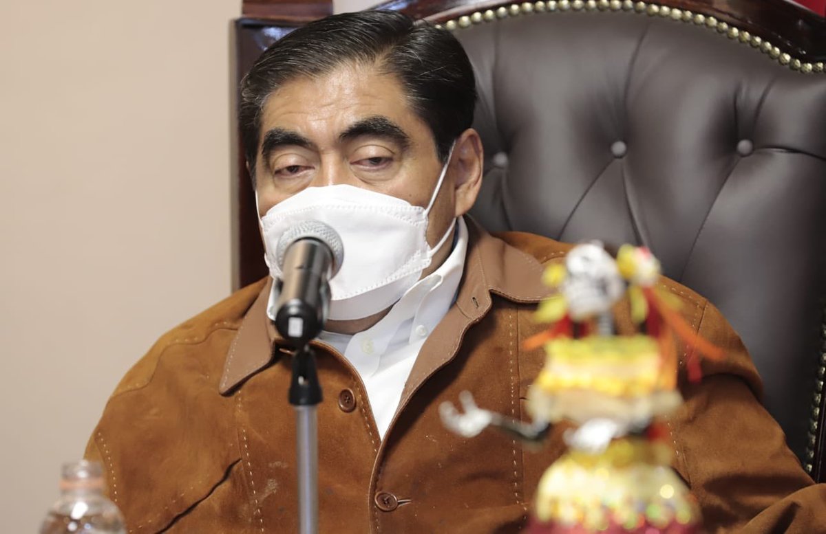 Miguel Barbosa, gobernador de Puebla. (Especial)