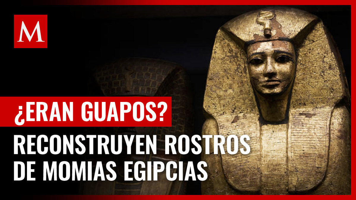 Reconstruyen rostros de 3 momias egipcias con ADN de hace 2 mil años