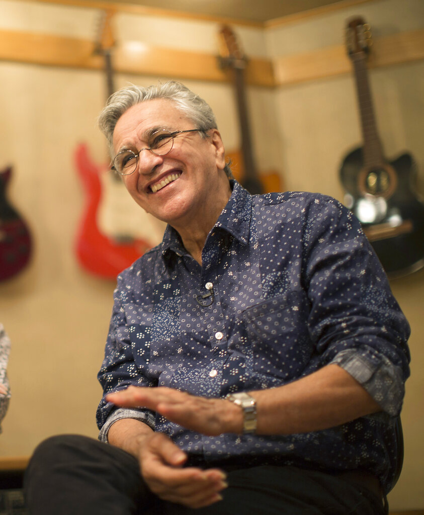Caetano Veloso, uno de los grandes intérpretes del Bossa Nova. (AP)